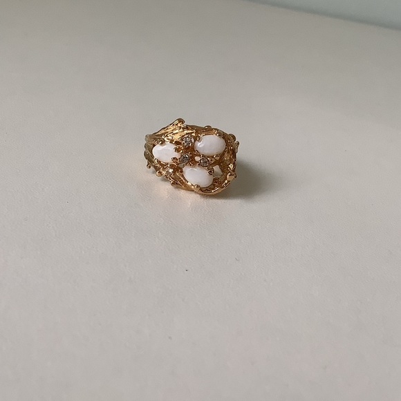 NEW vintage cocktail ring Opal Twig Branch - Picture 7 of 14
